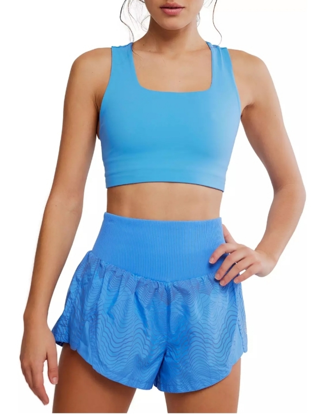 FP Movement Win Win Bra In Riviera Blue,  NWT